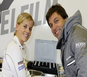 wolff susie toto torger husband racer investor scottish austrian married driver racing year who old