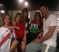 Diego Simeone family