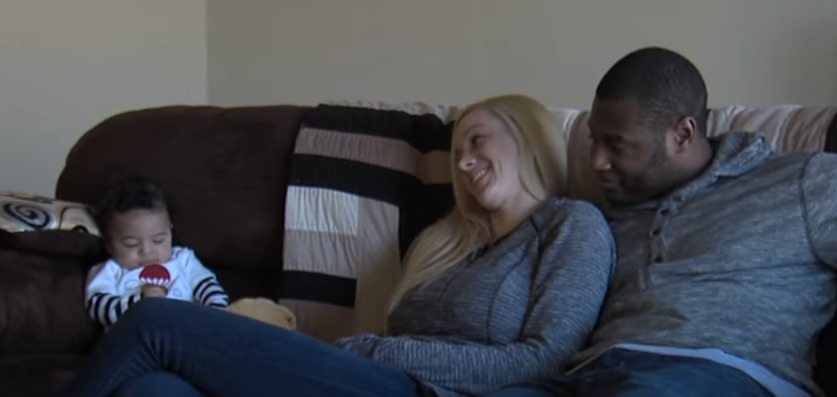 Lorenzo Cain with his wife Jenny Cain