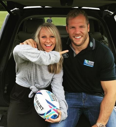 Chloe Madeley Rugby James Haskell 's Girlfriend