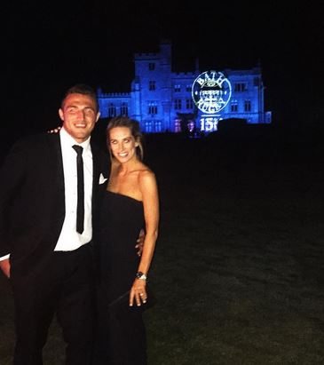 How long has sam burgess been dating joelle