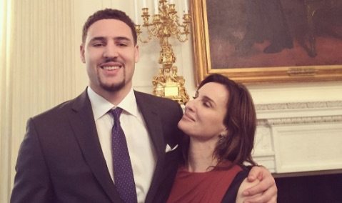 Klay and mom (Julie White Thompson) : r/warriors