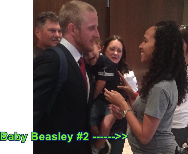 Who is Cole Beasley's wife, Kyrstin Beasley?