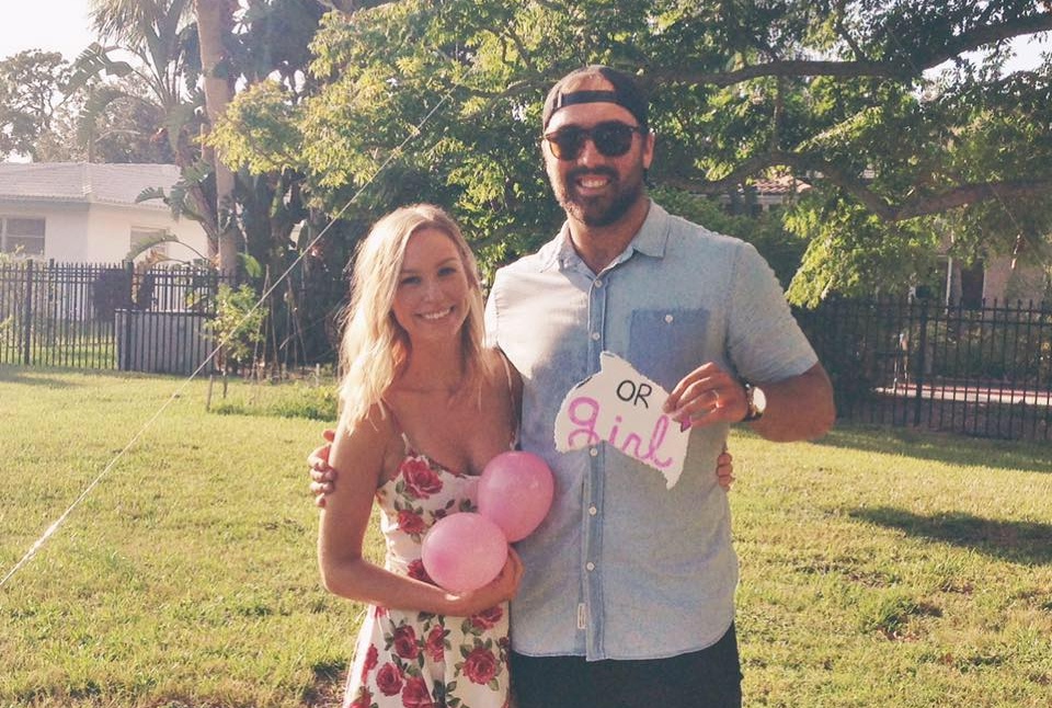 Tom Savage and his wife, Catherine expecting first baby