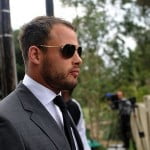 Francois Hougaard Reeva Steenkamp funeral pic