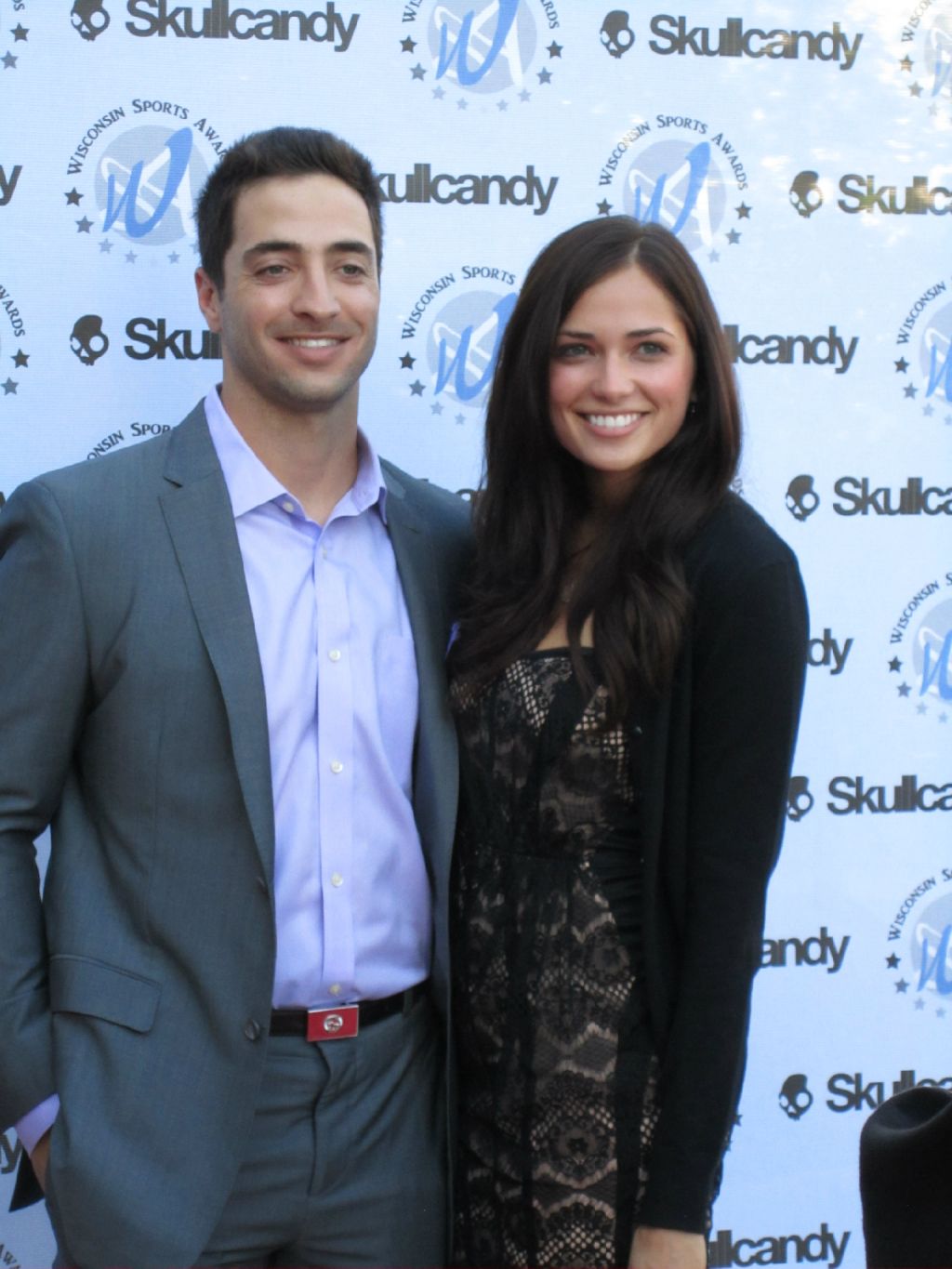 The Ryan Braun family! Ryan with daughter Celine and wife Larisa Frasier!  Aw!