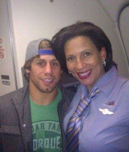 urijah faber and stewardess pic