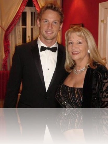 Jenson Button mother Simone Lyons