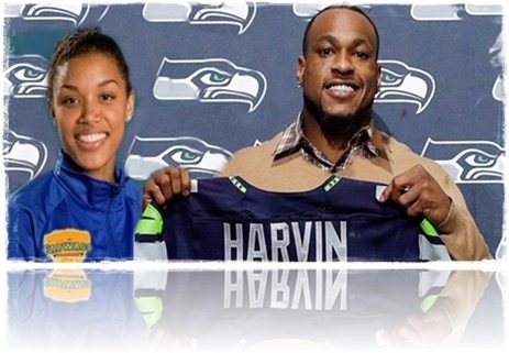 Percy harvin wife Janine Williams