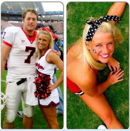 Matthew Stafford Wife Kelly Stafford.