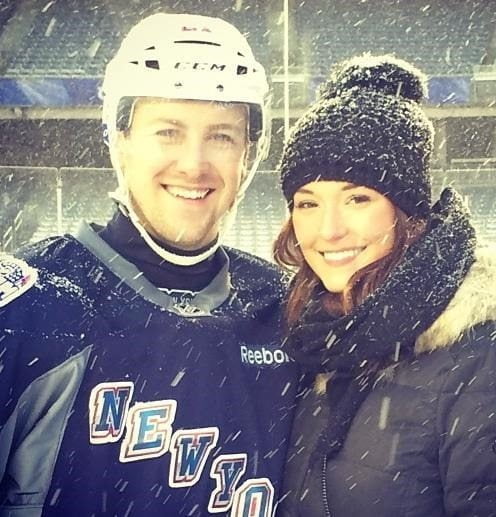 NHL Wives and Girlfriends — Stephanie and Derek Stepan [Source]