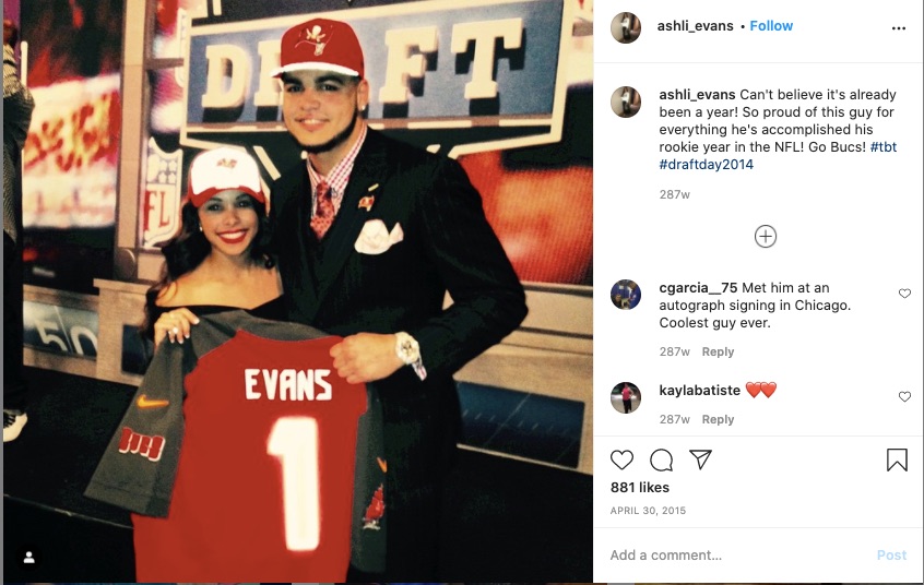 Who is Ashli Dotson, Mike Evans' wife? All the facts and details