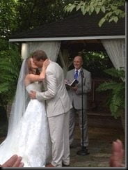 Kirk Cousins Julie Hampton wedding photo