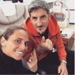 Roberta Vinci coach Francesco Cina