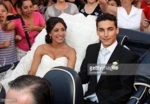 Jesus Navas Wife alejandra Moral wedding