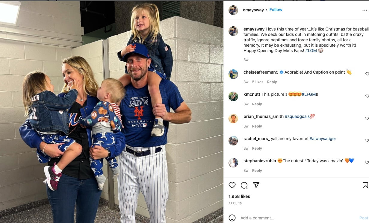 Max Scherzer and Erica welcome baby girl to cap off whirlwind