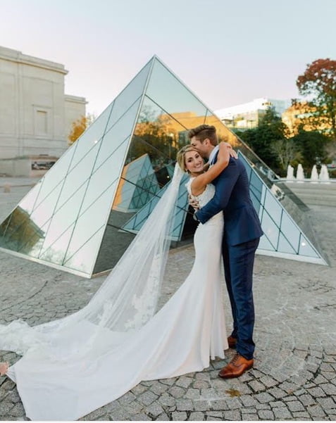 When Trea Turner's wife Kristen Harabedian got emotional about seeing him  at their wedding: I'll always remember