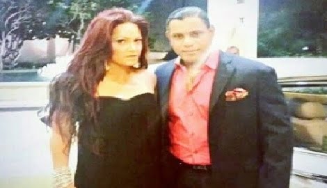 Sammy Sosa and wife Sonia during Spike TV Presents 2003 GQ Men of