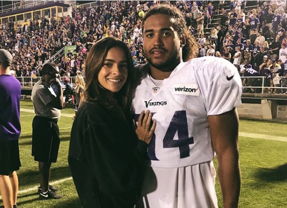 Ally Courtnall Vikings Eric Kendricks' Girlfriend - Fabwags.com