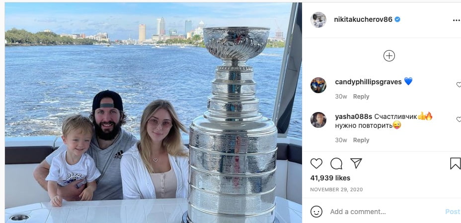 Who is Nikita Kucherov's wife? Know all about Anastasiya Kucherov –  FirstSportz