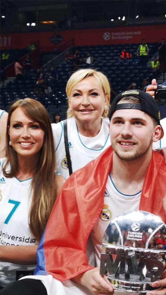 The stunning mom of nba star luka doncic, mirjam poterbin, had an engagemen...