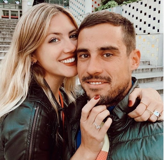 Guido Pella's Girlfriend Stephanie Demner (bio, wiki)