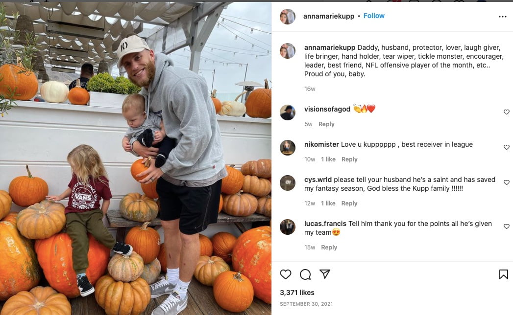 Who Is Cooper Kupp's Wife? Meet Anna Marie Kupp!