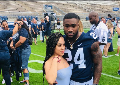 Sammy Toa Schuster 90 - Miles Sanders' Girlfriend Stephany Caraballo