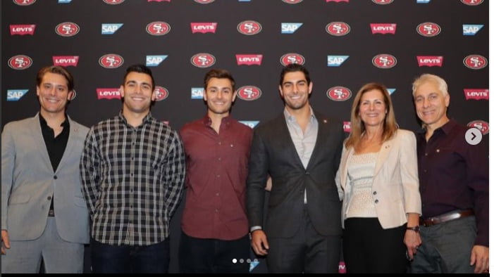 Jimmy Garoppolo's Family: Girlfriend, 3 Brothers, Parents - BHW