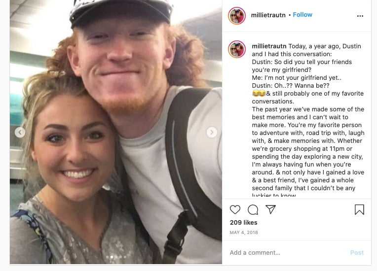 Meet Dustin May's girlfriend Millie Trautner (Bio, Wiki)