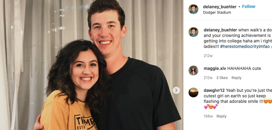 Baseball Wives and Girlfriends — Walker Buehler and Mckenzie Marcinek