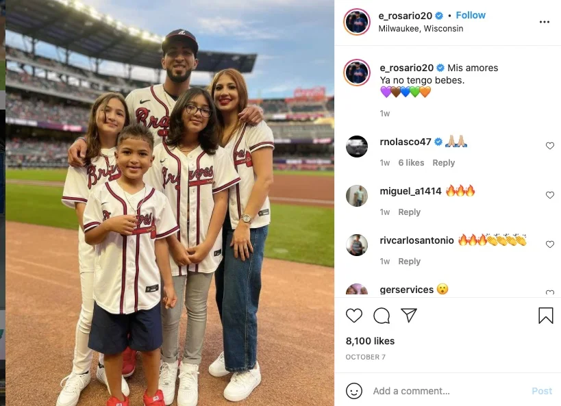 Who Is Eddie Rosario's Wife Milany Rosario? - ABTC