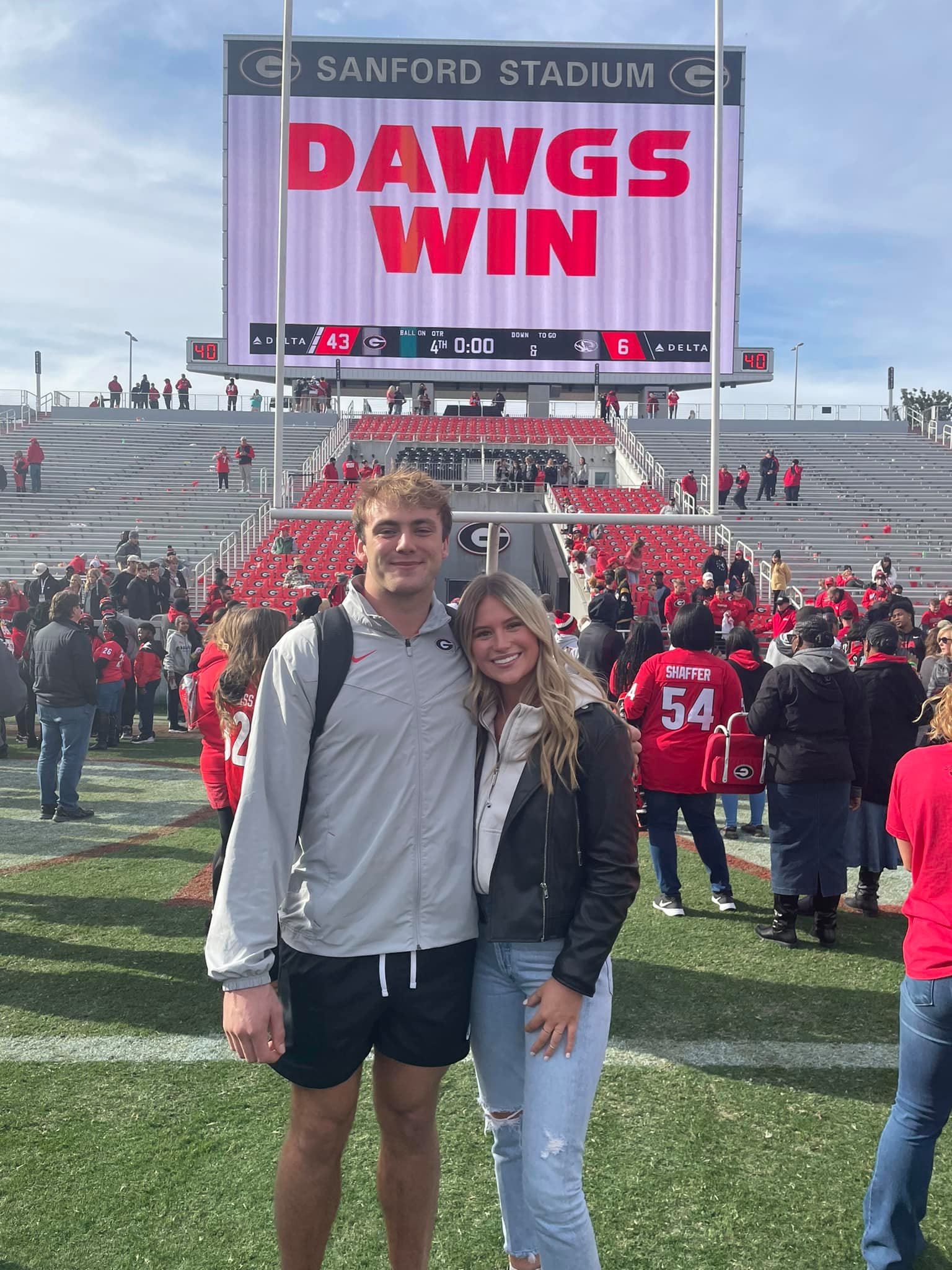 Meet the girlfriend of Georgia's Brock Bowers, Cameron Newell