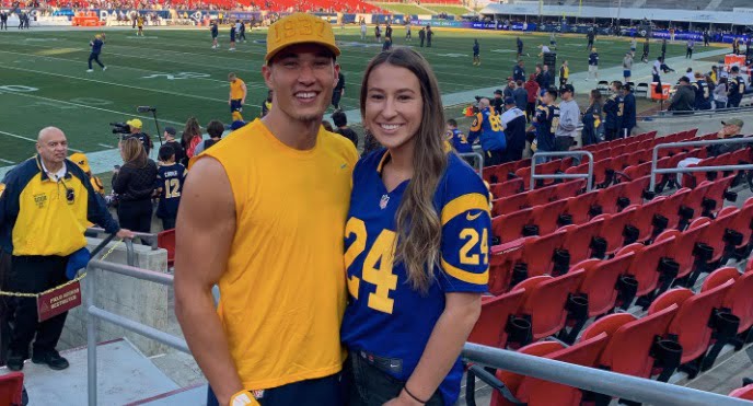 Who is Dani Johnson? Meet Rams' Taylor Rapp's fiancée