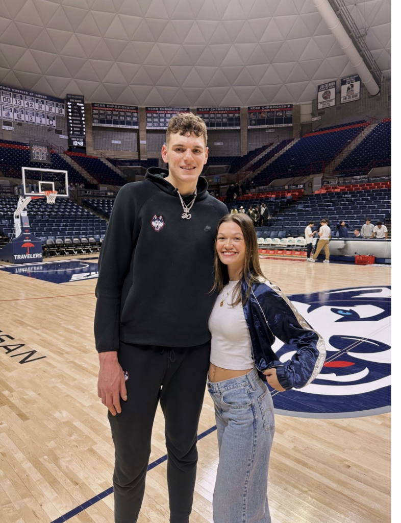 Donovan Clingan Girlfriend Madeline Ross! Donovan Clingan is the outstanding 7'2 center player with the UConn Huskies